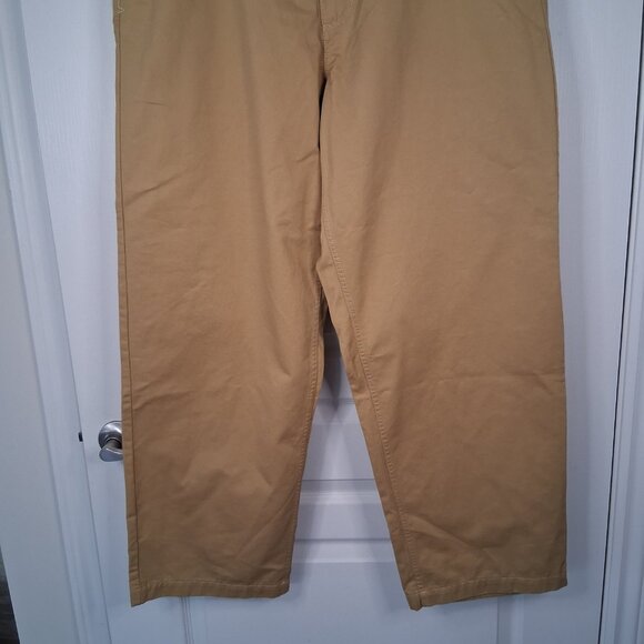 Vans Authentic Chino Men's 36x31.5 Straight Gold Baggy Skater Streetwear - Picture 4 of 6